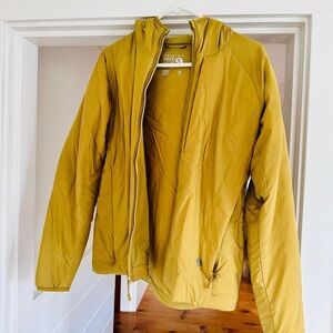 Mountain Hardwear Kor Strata Hooded lightweight puffer.